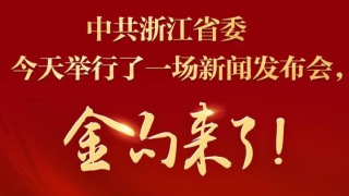 中共浙江省委今天举行了一场新闻发布会 金句来了！